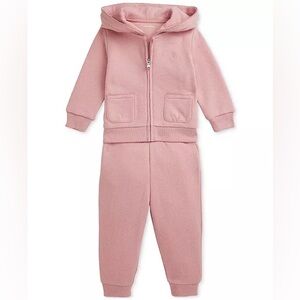 Polo Ralph Lauren fleece set girls (18m)